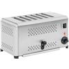 Royal Catering tostapane 2.500 W acciaio inox 6 fette professionale