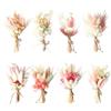 TLUVISL Mini Bouquet Fiori Secchi, 8 Pezzi Mazzi Fiori Secchi Naturali Mini Bouquet Decorativi Misti, per Casa Matrimoni Feste Artigianato e Cornici Idee Regalo Eleganti