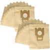vhbw 20x sacchetto compatibile con Hoover H22a, H22, H30, H36, H52, H60, H60S, H61 aspirapolvere - tipo M 28cm x 20,5cm color sabbia