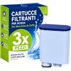 Filswa Filtro dell'acqua compatibile con macchina da caffè Philips Aqua Clean, ricambio per Philips 3100, 4000, 5000, Saeco, LatteGo, Gaggia - CA6707, CA6903 filtro anticalcare e acqua (3 pezzi)