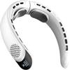 WANWEN Ventilatore Portatile da Collo Silenzioso, 3 Velocità, per Attività all'Aperto, Viaggi, Lavoro e Palestra (Bianco)