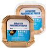 LiangYuanZen 16 x 16 cm, 100 pezzi di carta da forno per friggitrice ad aria calda, senza BPA, carta da forno Airfryer, antiaderente, impermeabile, resistente all'olio, usa e getta, per friggitrice ad