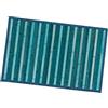 emmevi Tappeto Bamboo Legno Stuoia Antiscivolo Passatoia Pedana Bambù Cucina Bagno Degradè 50x77 Blu