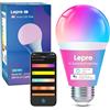 Lepro B1 AI Lampadina Smart E27, 806LM RGB&Luce Bianca Regolabile | Progettista Illuminazione AI Personalizzato, Funziona con Alexa/Google Assistant, Connessione Wi-Fi/Bluetooth, Sync Musicale