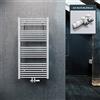 ELEGANT Radiatore per Bagno 1200x600mm Bianco Radiatore per Bagno con Collegamento Centrale Radiatore Scaldasalviette Scalda Asciugamani con Termostato Multiblocco Bianco