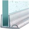 STEIGNER Guarnizione doccia UK19 80 cm (1 pz.) trasparente - Guarnizione box doccia verticale per docce angolari o pentagonali con porta 5-6 mm - Perfetta aderenza, Materiale resistente, Impermeabile
