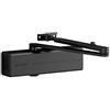 Tesa Assa Abloy DC340-D9005, Chiudiporta scorrevole o braccio snodato, Nero