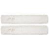nextradeitalia 1PEZZO RICAMBIO FRANGIA COTONE PER SCOPA A FORBICE PZ.2 - cm.105x20