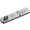 ABUS ABUS Security Level 4 01454 - Lucchetto a doppio snodo per porte e soluzioni angolari, colore: Argento