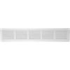 ABOUT VENT 500x100mm Griglia di Ventilazione in Acciaio Bianco con Zanzariera - Griglie di Aerazione in Metallo