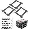 YAODHAOD Telaio da incasso SSD in metallo per supporto HDD/SSD da 2,5 / 3,5 impilabile, espansione di archiviazione salvaspazio per PC chassis, NAS, server (3)