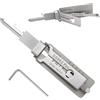 VZXZXE Decoder SS002 Pro - Set di decoder per chiavi principali 2 in 1, in acciaio inox, strumento di apertura della porta, blocco picking tool per serrature con lettore di chiavi auto con scanalatura a S