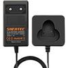 Shentec Li-ion 10.8V-12V Caricabatterie compatibile con Makita BL1013 BL1014 194550-6 194551-4 195332-9 12 V batterie agli ioni di litio (non per batteria Ni-MH/Ni-CD)