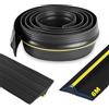 Exquilnova Guarnizione inferiore per porta del garage, 6 m, universale, per porta del garage, per pavimenti in gomma fai da te, per abbassare la porta, resistente alle intemperie, mantiene il garage