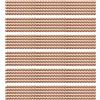 Sixfolo 30 Pezzi Modanature Legno di Perline 40x1.4cm Finiture in Legno per Decorazioni non Verniciati Listelli Decorativi da Parete con Punti Adesivi per Mobili Mensole Porte e Finestre