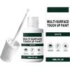 Generico Penna per ritocchi bianca - 30 ml Vernice versatile, rimuovi , fluido correttore inodore, a lunga durata, opaco, superfici murali, smalto Kit di riparazione Rinnovamento mobili in legno fai da t