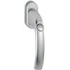 Hoppe Maniglia Finestra Duraplus Atlanta in alluminio naturale (con pulsante)