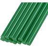 Rebower Caldo Colla Stick Mini Adesivo Caldo Sciogliere Colla Pistola Stick, [per Arte, Artigianato, Fai-da-Te, Carte Creazione] - 0.27 x 4/Dark Verde/12 Pz
