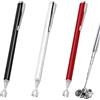 DALAETUS 3 Pezzi Strumento di Raccolta Magnetico Telescopici Set, Asta Telescopica Portatile e Magnetica, Penna Magnetica Telescopica per Bulloni, Dadi, Viti, Estensibile fino a 65cm/62cm (Argento/Nero/Rosso)