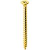nextradeitalia 1000PZ VITI A LEGNO TESTA SVASATA PIANA OTTONATE MM 2,5X25