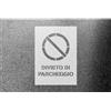 POLIMARK GROUP Stencil Per Segnaletica Orizzontale in Polipropilene Trasparente Spessore 0,5 mm - Materiale Riutilizzabile E Lavabile - Divieto di parcheggio - 500x700