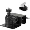 ZFRITP Supporto per grondaia regolabile per telecamera esterna, resistente alle intemperie, girevole a 360° e inclinabile a 90°, supporto universale per telecamera per sorveglianza esterna, design robusto