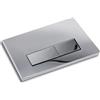 Generico Placca di attivazione comando Pulsante di scarico Accessorio per cassetta WC Compatibile con Geberit Sigma01/20/30, UP300 e UP320, funzione a doppio scarico(Cromato Lucido)