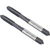 CoCud Spirale Punta Maschi, Metrico M6 x 1.0 Filo, TICN Rivestito Alta Velocità Acciaio JIS Vite Fresatura Foratura Maschio per Perforazione Macchina, 2-Pezzi