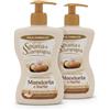 Generico Spuma di Sciampagna Sapone Liquido Mani e Viso Mandorla e Karitè, Maxi Formato 430 ml, 2 Pezzi