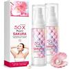 Chenzvora Underarm Whitening Cream 2 Pezzi, Crema Illuminante Corpo per Ascelle Scure e Parti Intime, Trattamento Idratante Uniformante per Inguine, Ginocchia e Gomiti, Texture Leggera