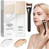 BNOYONERAS 2026 Nuovo Mira Glow Fondotinta Pelli Mature e Pennello per Fondotinta SPF15 Fondotinta Cambia Colore Impeccabil Fondazione per Trucco che Cambia Colore Naturale, Effetto Uniforme e Idratante，1