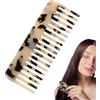 Generic Pettine A Guscio Di - Pettine A Denti Larghi, Pettine Per Capelli A Denti Larghi | Pettine Districante Per Capelli Da Borsa Da Viaggio Marmorizzato Fine E Antistatico, Pettine A Dent