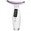 AMAPOLAS Massaggiatore Viso Antirughe Lifting con diverse Modalità EMS Microcorrente Viso e Collo 45℃ Terapia della Luce Rassodante Antietà Massaggio Sonico Doppia Mento
