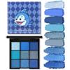 Jutqut Palette di ombretti blu in 9 colori