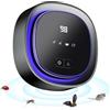 HUAJUN Ultrasuoni per Topi, 360° Repellente per Ratti da Esterno e da Interno con Luce LED, 3 modalità di Lavoro, Ricaricabile da 2000 mAh, Senza Fili Dissuasore per Topi, Zanzare, Uccelli
