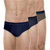 Eminence Studio Lv41 Biancheria Intima Uomo, Marina/Imp Geometrico/Kaki - Cintura Marina, L