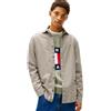 Tommy Jeans Uomo Giacca-Camicia Oxford Check con Chiusura a Bottoni, Multicolore (Pewter Green Check), XL