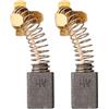 ZUZZEE Coppia di spazzole di carbone N088403 N398321 2 pezzi compatibili con DWP849 per applicazioni lucidatrici DWP849X 7/9 VS