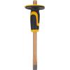 Lurrose Scalpello per Muratura con Protezione Mano Scalpello Manuale per Lavorazione e Pietra Lama Piatta in Acciaio Lega Dura Utensile Versatile per Muratura e Scultura Ergonomico