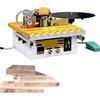 Generic Bordatrice portatile per la lavorazione del legno, con controllo della temperatura del microcomputer per bordi curvi e dritti, rottura automatica del nastro, versione estesa