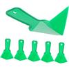 Anneome Set di 6 spatole in plastica per angoli interni ed esterni, strumento leggero per intonaco e finitura di pannelli in gesso, levigatura di stucco pareti, uso professionale