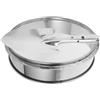 Toyvian Setaccio da Giardino Rotondo 26x26cm in Acciaio Inossidabile Leggero con Rete a Maglia Larga per Compost e Terra