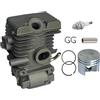 GTWSQQ Kit pistone cilindro da 37 mm for parti di motoseghe St = ihl MS192 MS192T MS192TC MS192TC-E MS192TC-E ZM S192T-Z