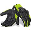 Oro Biker Guanti Moto Full Finger Traspirante Hard Knuckle Protettivo Touchscreen per Moto Corsa Guanti per Uomo (XXL, Verde)
