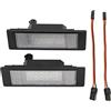 Pizgear Luce targa a LED, for BMW, Serie 1 E81 E87 F20 6 E63 E64 F06 F12 F13 Z4/E85 K48 Gruppo luce bianco luce per targa auto