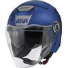 GIVI casco jet 12.5 blu H125BB50958 taglia M