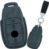 ontto Portachiavi in pelle per Mercedes Benz A B C E G CLS GLB GLC GLE Class GLS W177 W213 W222 G63 X167 AMG C-Coupé portachiavi in pelle accessori nero
