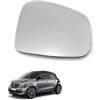 Esselle Parts Specchio Retrovisore per Smart Forfour 453 Destro Lato Passeggero, Vetro Ricambio Esterno con Piastra ABS, Montaggio Plug & Play