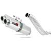 DOMINATOR XT 660 X Marmitta racing OVAL Dominator Exhaust Terminale di Scarico Silenziatore 2004 2005 2006 2007 2008 2009 2010 2011 2012 2013 2014 2015 2016