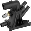 Jiacheng Alloggiamento termostato con guarnizione sensore 1872633 CM5G9K478GA compatibile con Ford B C Max MK2 Ecosport, Fiesta MK6 MK7 Focus MK3 Mondeo MK5